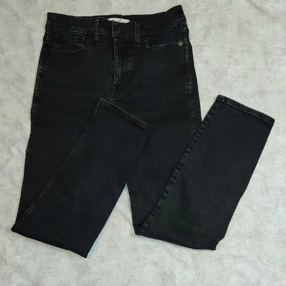 Madewell Black Denim Jeans Stovepipe 28